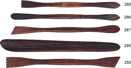 Handcrafted Polished Hardwood Modeling Tools