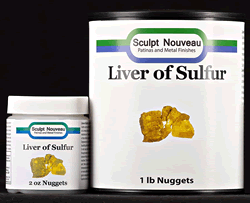 Liver of Sulfur patina from Sculpt Nouveau