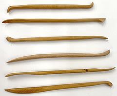 Wooden Detail tools - set of 6