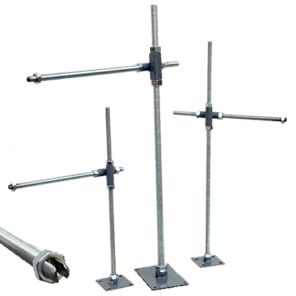 kurtrusly 1Set Clay Model Stand Metal Pipe Support Adjustable